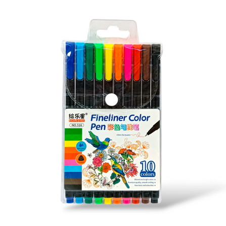 Ручка Fineliner 10 цв 516-10