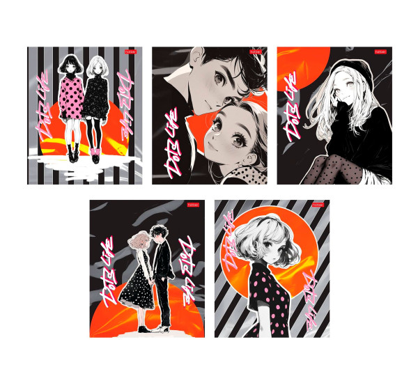 Тетрадь 48л  клетка Dots Life Hatber