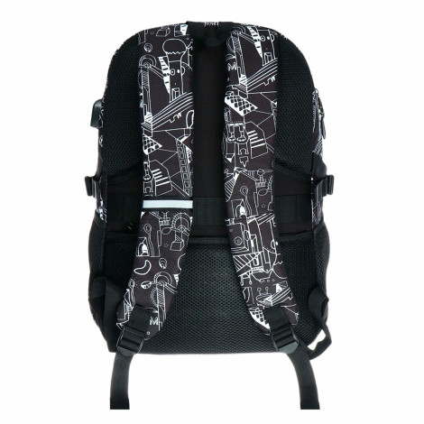 Рюкзак ErichKrause 19 L CityLin,черно-белый