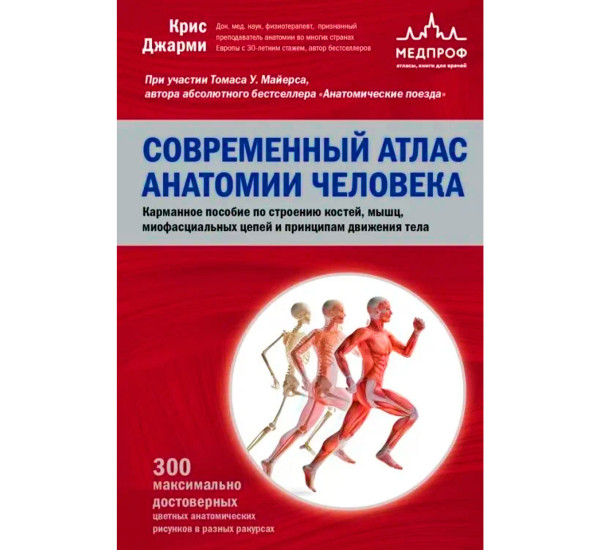 Современный атлас анатомии человека. Карманное пособие по строению костей, мышц, миофасциальных цепе