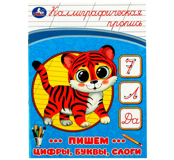 Пишем цифры, буквы, слоги. Каллиграфическая пропись.