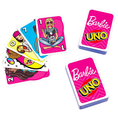 Игральные карты UNO-Barbie