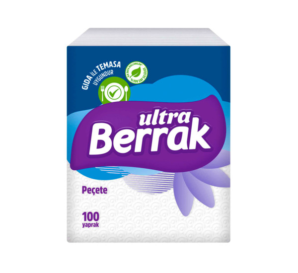 Салфетки сухие"Berrak"  (100 шт)