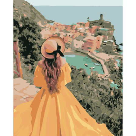Картина по номерам 40*50 см YS-44278 Девушка - лето