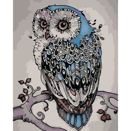 Картина по номерам 40*50 см YS-52564 Сова