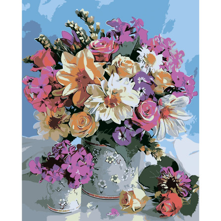Картина по номерам 40*50 см YS-54782 Сказочный букет