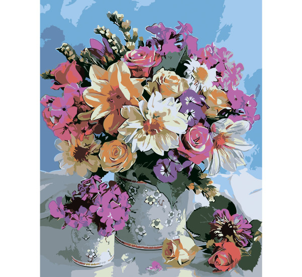 Картина по номерам 40*50 см YS-54782 Сказочный букет