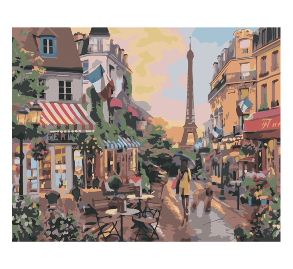 Картина по номерам 40*50 см YS-46367 День в Париже