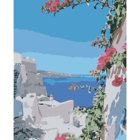 Картина по номерам 40*50 см YS-45247 Цветущая Греция