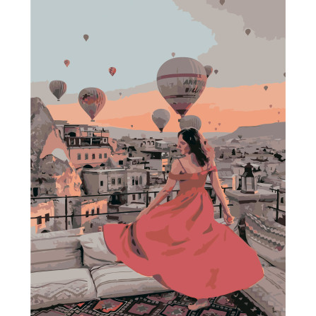 Картина по номерам 40*50 см YS-43559 Яркая Каппадокия