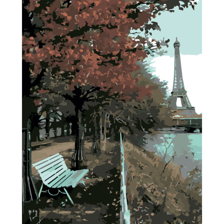 Картина по номерам 40*50 см YS-47284 Осень в Париже