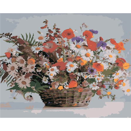 Картина по номерам 40*50 см YS-50674 Корзина радости