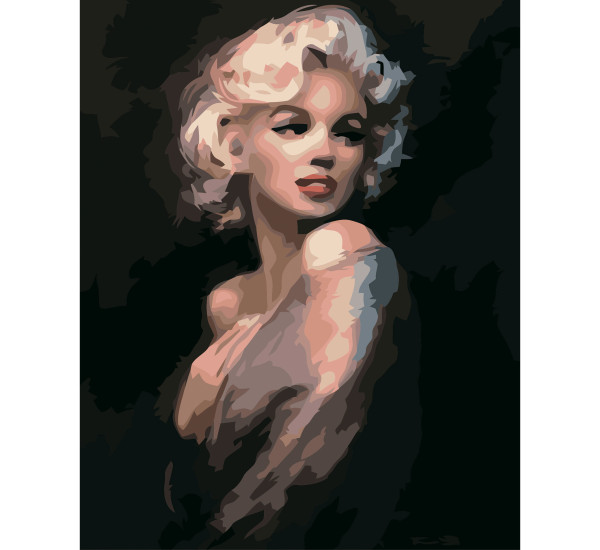 Картина по номерам 40*50 см YS-43796 Мэрилин Монро