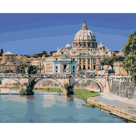 Картина по номерам 40*50 см YS-49214 Базилика Святого Петра