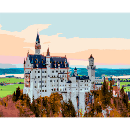 Картина по номерам 40*50 см YS-44700 Осень в Баварии