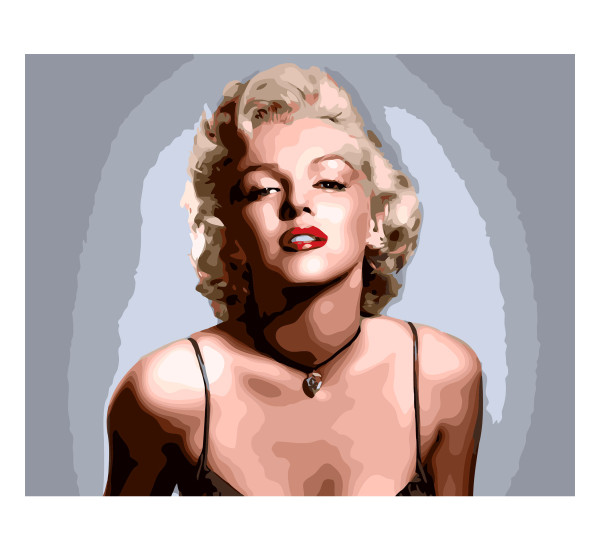 Картина по номерам 40*50 см YS-45207 Мэрилин Монро