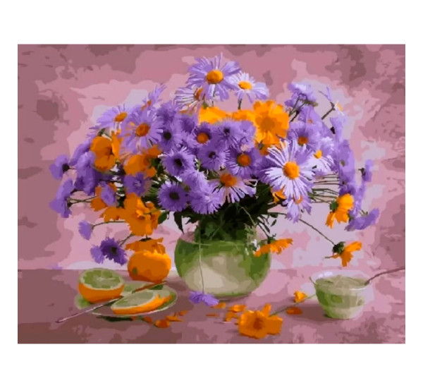 Алмазная картина 40*50  YS-49211 Полевой натюрморт