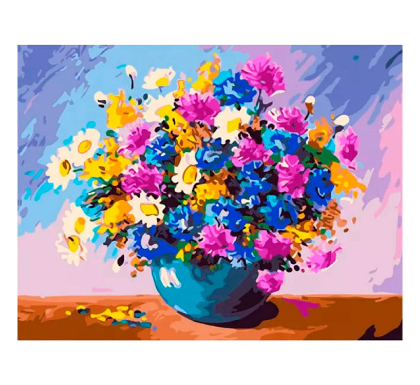 Алмазная картина 40*50  YS-51467 Яркий букет