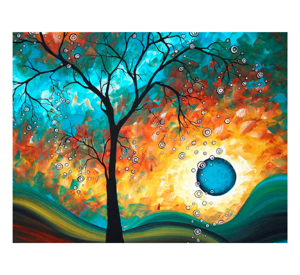 Алмазная картина 40*50  YS-50497 Необычный закат