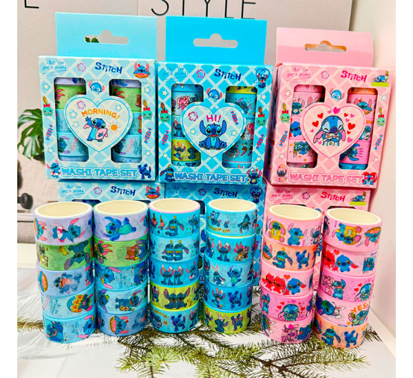 Набор скотчей Стич 10 шт CD10