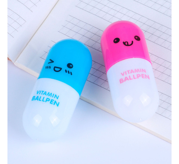 Шариковая ручка с витаминной капсулой 2 шт ABC-X03