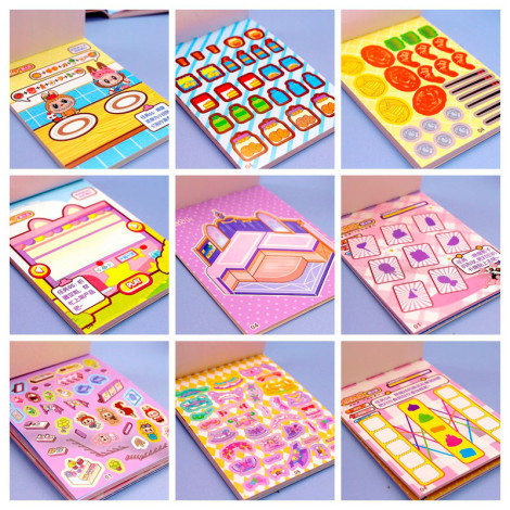 Игра книга наклеек HSS-A661