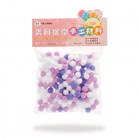 Красочные эластичные помпоны своими руками MG-3595