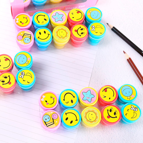 Набор штампов смайлики  RM-DJ03-0015