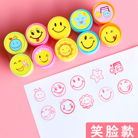 Набор штампов смайлики  RM-DJ03-0015