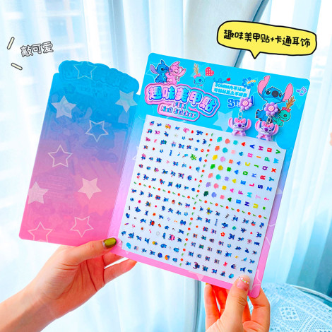 Наклейки для ногтей с мультяшными рисунками HS-8031