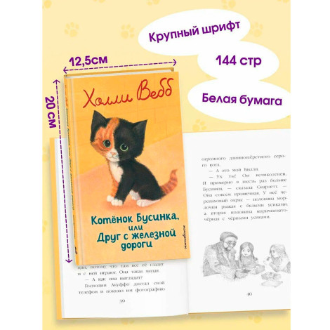 Котенок Бусинка, или Друг с железной дороги (выпуск 49), Холли Вебб.