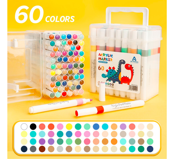 Маркеры акриловые 60 цв 1960-60
