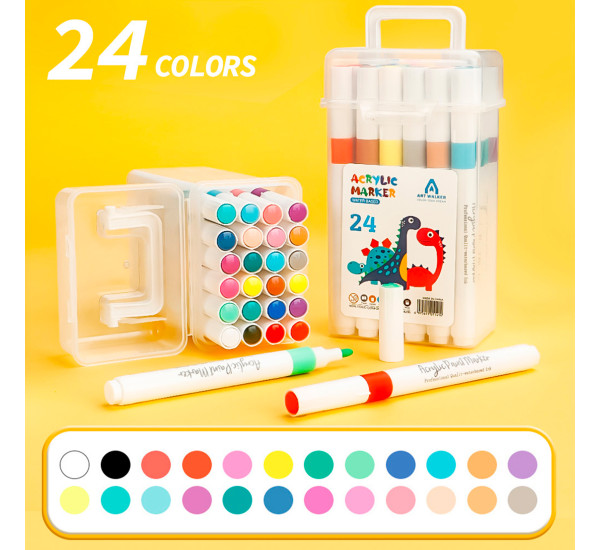 Маркеры акриловые 24 цв 1960-24