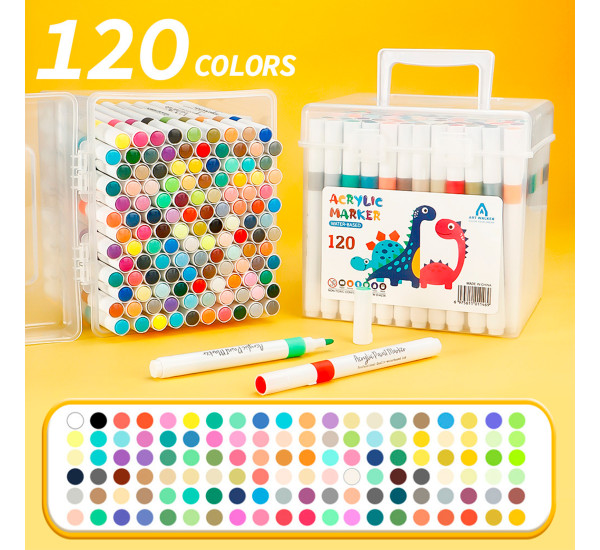 Маркеры акриловые 120 цв 1960-120