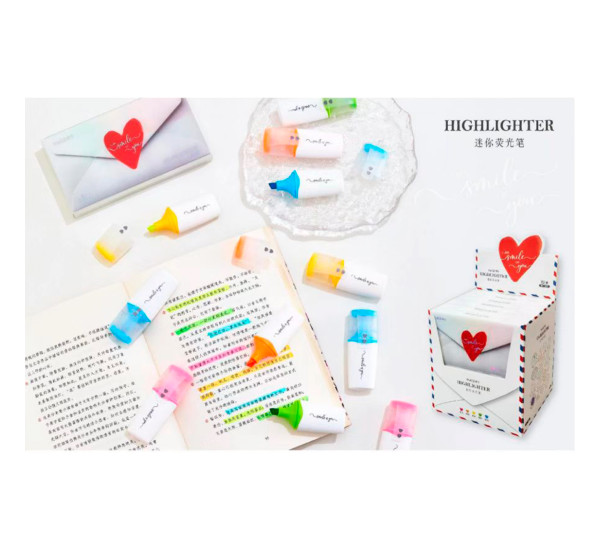 Текстмаркер набор 5 шт 782