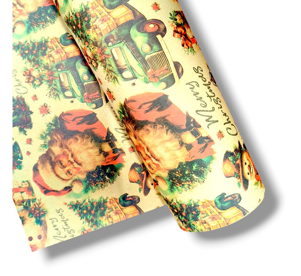 Упаковочная бумага  НОВОГОДНЯЯ   (100см x 140см)