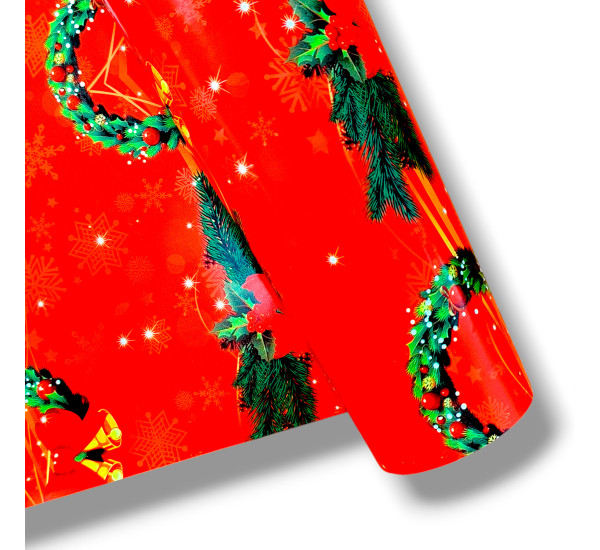 Упаковочная бумага  НОВОГОДНЯЯ   (100см x 140см)