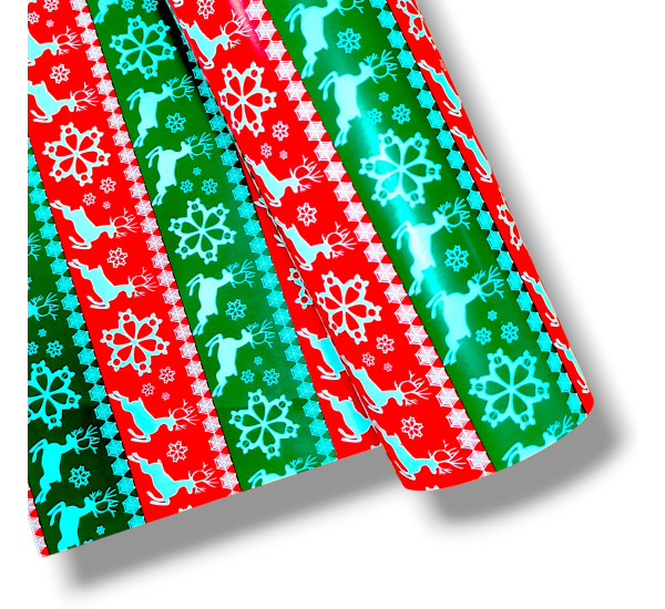 Упаковочная бумага  НОВОГОДНЯЯ   (100см x 140см)
