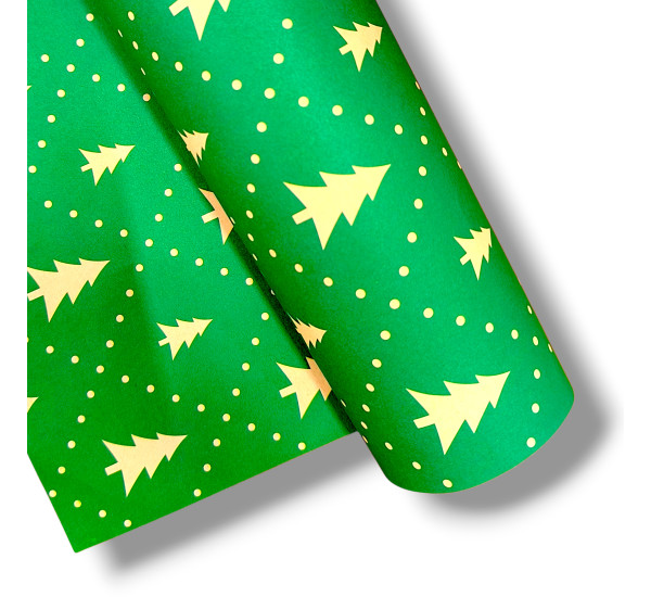 Упаковочная бумага  НОВОГОДНЯЯ   (100см x 140см)