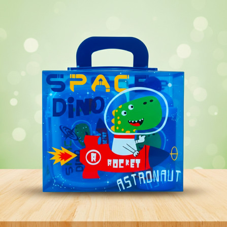 Бутылка для воды+ланчик Dino Space 2035