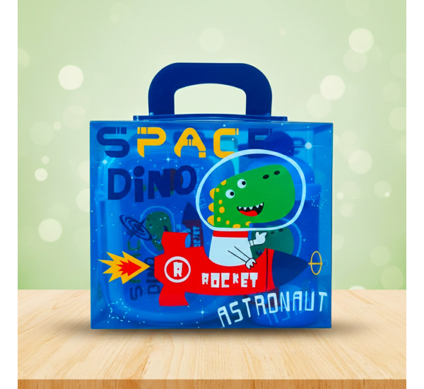Бутылка для воды+ланчик Dino Space 2035