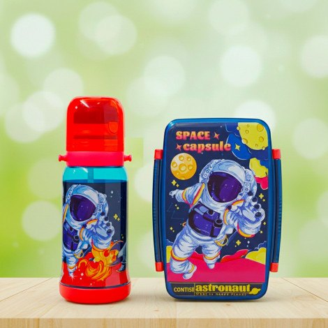 Бутылка для воды+ланчик Astronaut 2051
