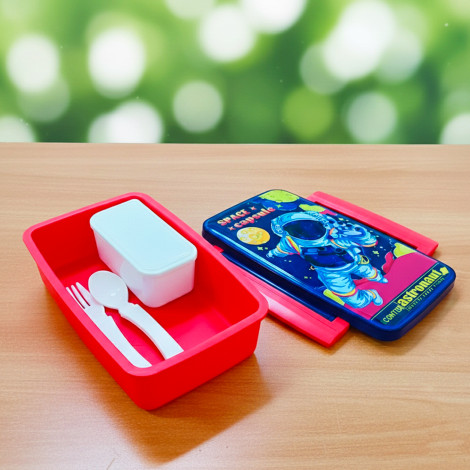 Бутылка для воды+ланчик Astronaut 2051