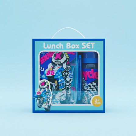 Бутылка для воды+ланчик Motorcycle Boy 2051