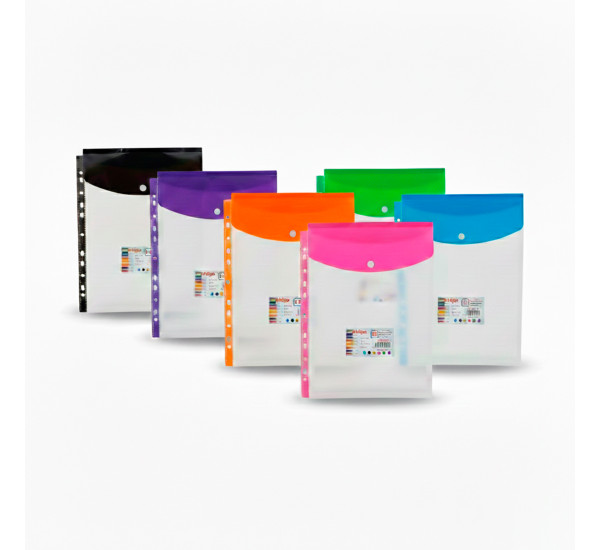 Папка кнопка А-4 с перфорацией 11-2020 Midgo