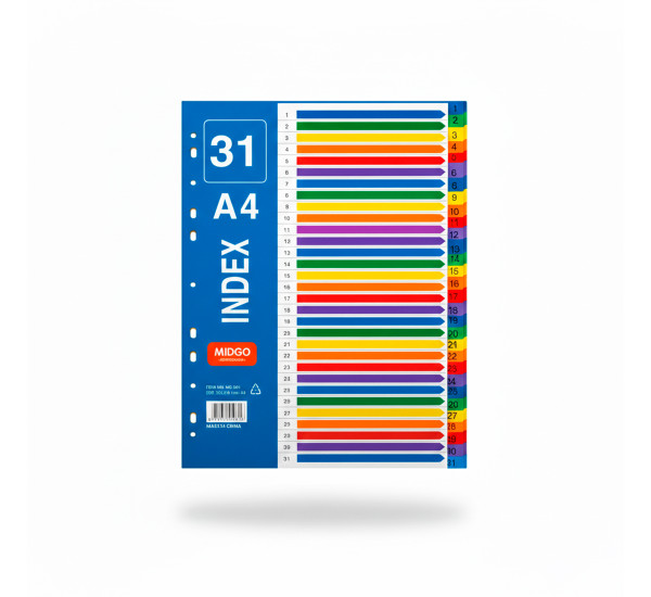 Разделитель цветной 1-31 MG-031