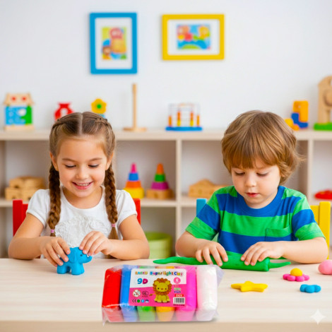 Пластилин воздушный 6 цв 6036-5006