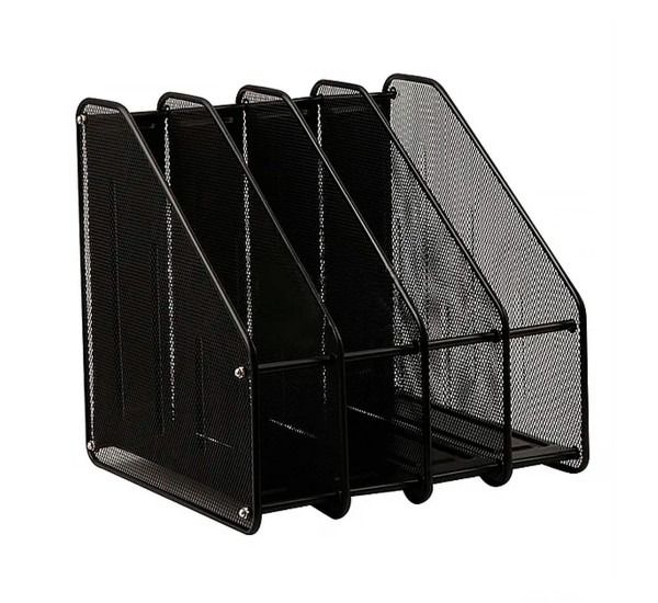 Лоток вертикальный металлический сеточный 4 отд. 3003-4