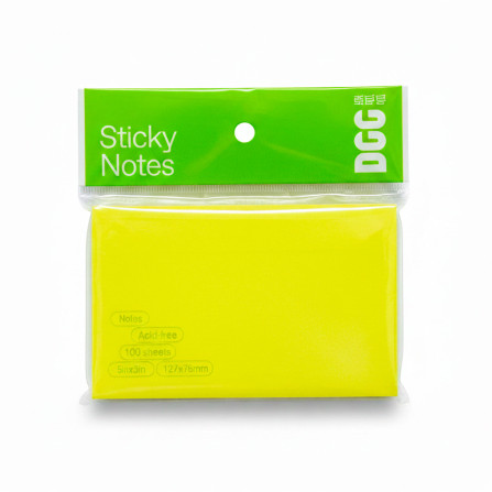 Стикер желтый неон 30*50 DGG