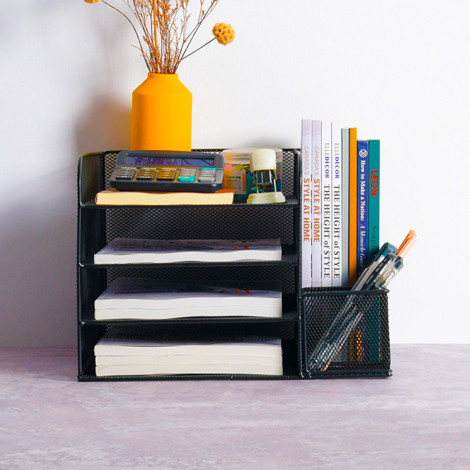 оток для бумаг сеточный металлический 9304F-2